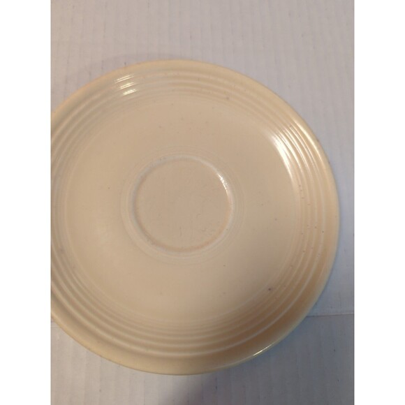 Fiestaware Fiesta Salad Dessert Bread Plate Ivory 6" Vintage Wet Foot Set 2 - Picture 3 of 9